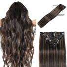 Extensões de cabelo Clip In LORIEN Real Human Hair 60cm 120g