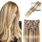 Extensões de cabelo Clip In LORIEN Real Human Hair 60cm 120g