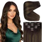 Extensões de cabelo Clip in Ve Sunny Real Human Hair 45 cm 120 g Extensões de cabelo Clip in Ve Sunny Real Human Hair 45 cm 120 g