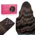 Extensões de cabelo Clip in Wennalife Real Human Hair 45cm 120g
