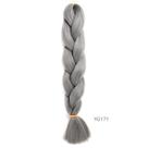 Extensões de cabelo com trança sintética de cabelo 60cm 100g para mulheres