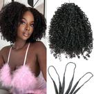 Extensões de cabelo de crochê Ssawhair Afro Kinky Curly 18 polegadas 60g