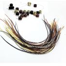 Extensões de cabelo de penas Sexy Sparkles 20 Real Rooster Feathers Extensões de cabelo de penas Sexy Sparkles 20 Real Rooster Feathers