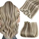 Extensões de Cabelo Easyouth 14" 85 g Castanho Claro e Loiro