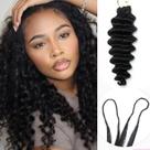 Extensões de cabelo em crochê Limited Beauty Deep Loose Wave 16"