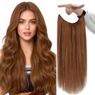 Extensões de Cabelo Fshine 51 cm 86 g Ruivo Cabelo Humano Remy