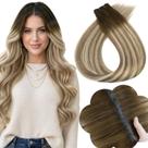 Extensões de cabelo Full Shine Butterfly Weft 22 cm marrom oliva