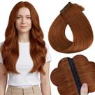 Extensões de cabelo Full Shine Butterfly Weft Copper 18cm 50g Extensões de cabelo Full Shine Butterfly Weft Copper 18cm 50g
