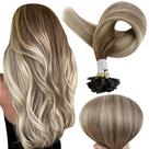 Extensões de cabelo Full Shine U Tip 60 cm 50 g de queratina para cabelo humano Extensões de cabelo Full Shine U Tip 60 cm 50 g de queratina para cabelo humano