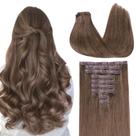Extensões de cabelo GOO GOO Clip em cabelo humano real 14 polegadas 130g Extensões de cabelo GOO GOO Clip em cabelo humano real 14 polegadas 130g