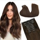 Extensões de cabelo GOO GOO Real Human Hair 20 polegadas 180g 4A