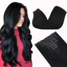 Extensões de cabelo GOO GOO Real Human Hair 24 polegadas 140 g 7 unidades Extensões de cabelo GOO GOO Real Human Hair 24 polegadas 140 g 7 unidades