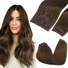 Extensões de cabelo GOO GOO Real Human Hair 24 polegadas 150 g 9 unidades 4A