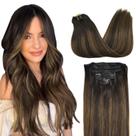 Extensões de cabelo GOO GOO Real Human Hair 26 polegadas 180 g 7 unidades
