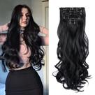 Extensões de cabelo Gx Beauty Long Wavy 7 peças sintéticas 22" Extensões de cabelo Gx Beauty Long Wavy 7 peças sintéticas 22"
