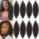 Extensões de cabelo Kossys Springy Afro Twist 25 cm, 8 pacotes