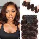 Extensões de cabelo LUMIERE Brown Real Human Hair 120g 14