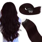 Extensões de cabelo Micro Link Ugeat Wine Red Human Hair 14
