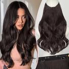 Extensões de cabelo PHADRIA Invisible Wire Layered Long Wavy