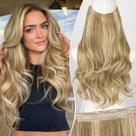 Extensões de cabelo PHADRIA Invisible Wire Long Wavy 50cm
