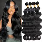 Extensões de cabelo Poshbash Brazilian Virgin 14-20 polegadas 4 pacotes