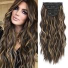 Extensões de cabelo REECHO HE001 Cabelo sintético natural feminino Extensões de cabelo REECHO HE001 Cabelo sintético natural feminino