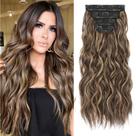 Extensões de cabelo REECHO HE001 sintéticas naturais para mulheres
