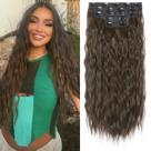 Extensões de cabelo REECHO HE002 Clip em 60 cm 240 g castanho chocolate