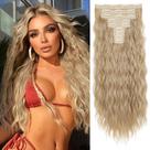 Extensões de cabelo REECHO HE009, clipe de 9 peças em loiro champanhe de 60 cm
