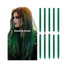 Extensões De Cabelo Reto Coloridas Multicoloridas, 10 Peças, Postiço Sintético Com Clipe Para