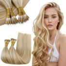 Extensões de cabelo RUNATURE Nano Remy Human Hair 40cm 50g
