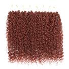 Extensões de cabelo SAMBRAID Curly Boho Braids Faux Locs 18cm
