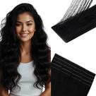 Extensões de cabelo Sunny Hair Invisible Injected Tape Jet Black