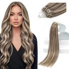 Extensões de cabelo Sunny Hair Microbead 50g 50cm Brown Highlights Extensões de cabelo Sunny Hair Microbead 50g 50cm Brown Highlights