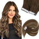 Extensões de cabelo Sunny Hair Tape em marrom Balayage 50g 45cm