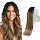 Extensões de cabelo Sunny Hair Tape em preto e marrom Balayage