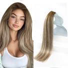 Extensões de cabelo Sunny Remy Tape em marrom Ombre 40g 30cm 20 unidades