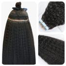 Extensões de cabelo SUYYA Tape em cabelo humano Kinky Straight 14cm Extensões de cabelo SUYYA Tape em cabelo humano Kinky Straight 14cm