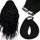 Extensões de Cabelo Tape-in Sunny Hair - Cabelo Humano Preto 22cm