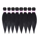 Extensões de cabelo trançadas Dorsanee, pré-esticadas, 30 cm, 8 pacotes Extensões de cabelo trançadas Dorsanee, pré-esticadas, 30 cm, 8 pacotes