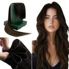 Extensões de cabelo Ugeat Genius Weft Dark Brown Balayage 16in