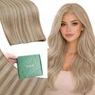 Extensões de cabelo Ugeat Genius Weft Human Hair 18 polegadas 50g