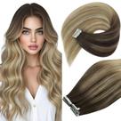 Extensões de cabelo Ve Sunny Tape em cabelo humano 45 cm 20 unidades 50 g Extensões de cabelo Ve Sunny Tape em cabelo humano 45 cm 20 unidades 50 g