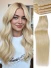 Extensões de cabelo WIGNEE OVO Blonde 613 Double Butterfly 2 PCS