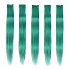 Extensões de cabelo Winsky Teal Clip em cabelo humano 18" e 5 peças