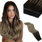 Extensões de cabelo YoungSee Butterfly Weft Balayage Brown 80g