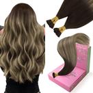 Extensões de cabelo YoungSee I Tips 40-50cm 50g Remy Human Hair