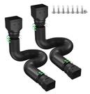 Extensões de calha de chuva Gutter Outspout Extensível 21-66"