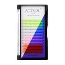 Extensões de cílios ACTROL Colored Neon UV 13 mm 0.07D Curl