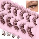 Extensões de Cílios ALICE Castanho 3D em Tufo de Mink Extensões de Cílios ALICE Castanho 3D em Tufo de Mink